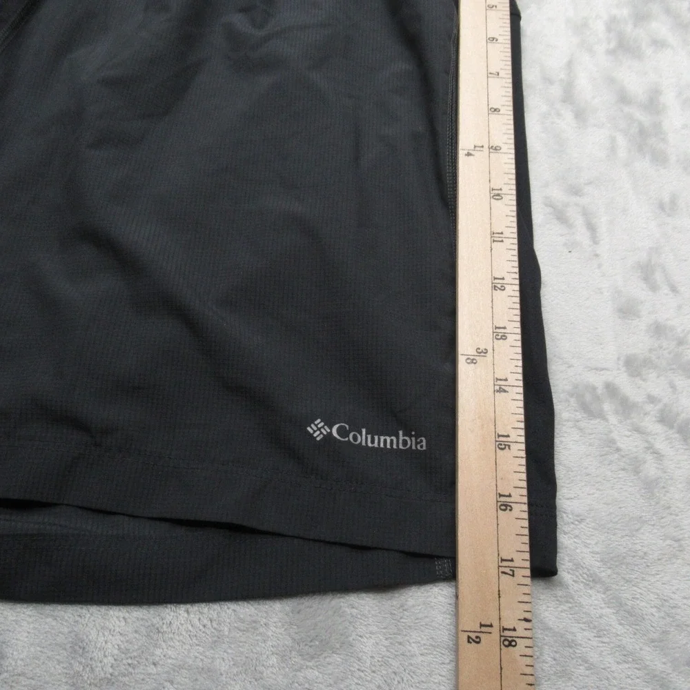 Columbia Swim Shorts Mens XL‎ Black Lined Elastic Drawstring Waist Trunks Board